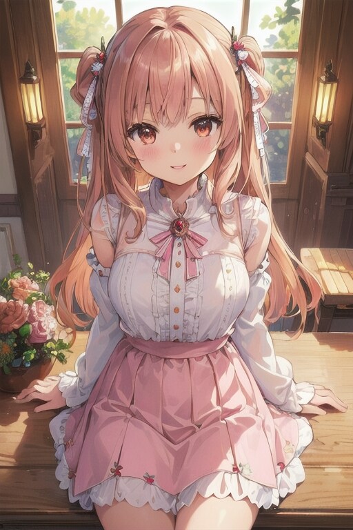 pretty eye,アイリス,ピンクとホワイトがよく似合う♩