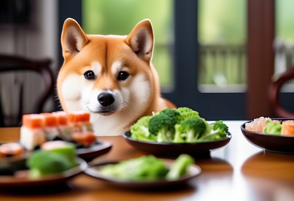 ブロッコリー犬