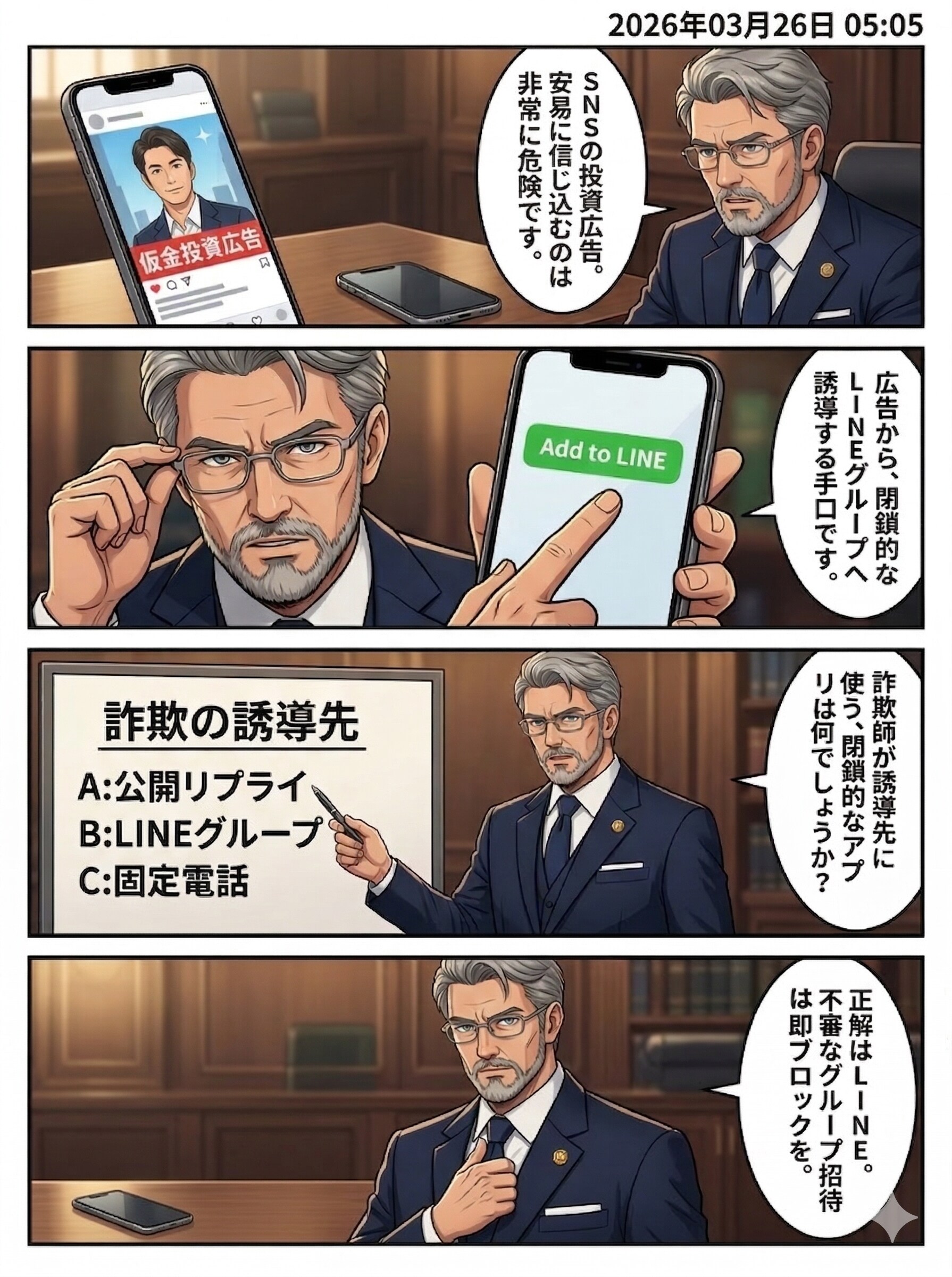 「SNS型投資詐欺」