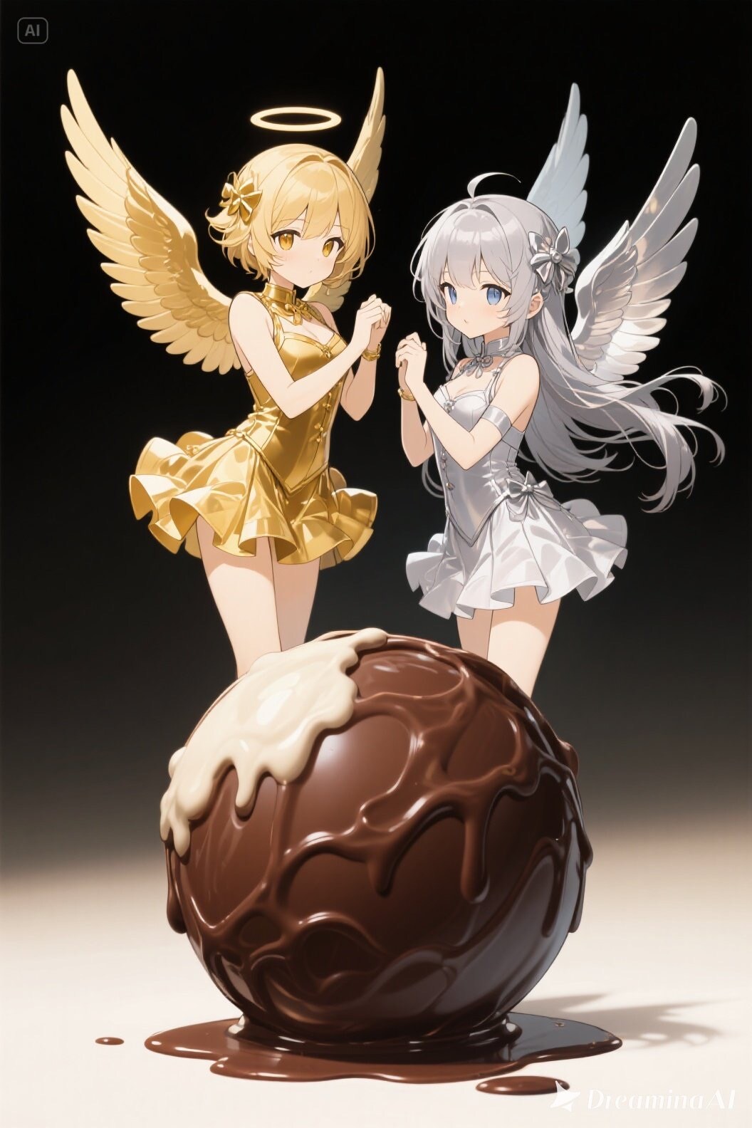 金と銀のエンゼル515 | の人気AIイラスト・グラビア