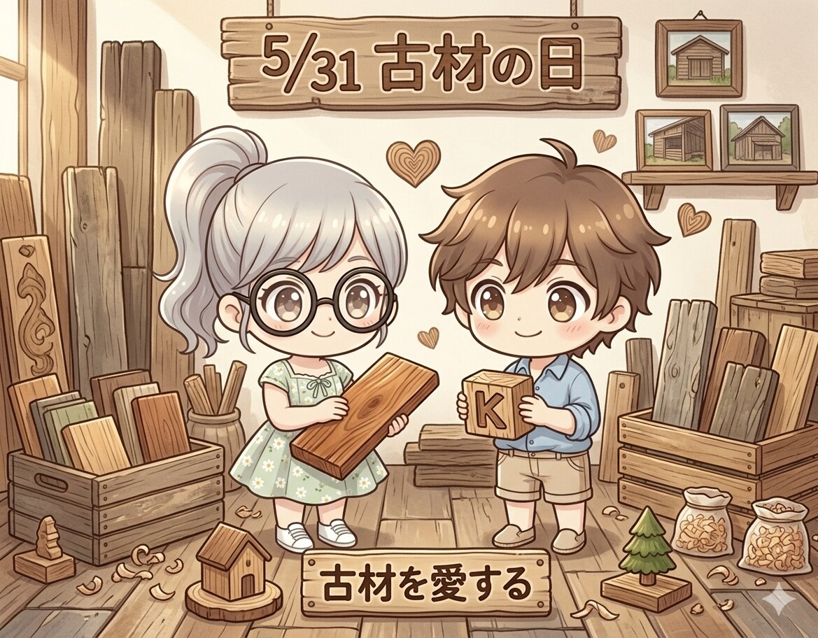 今日は「古材の日」