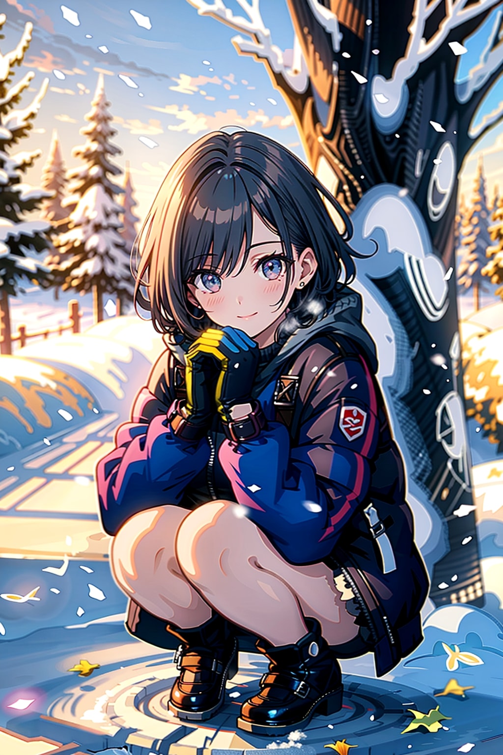 よく積もっているね