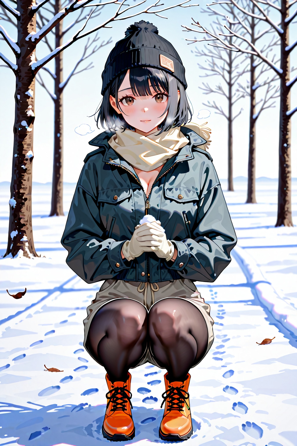 よく積もっているね | の人気AIイラスト・グラビア