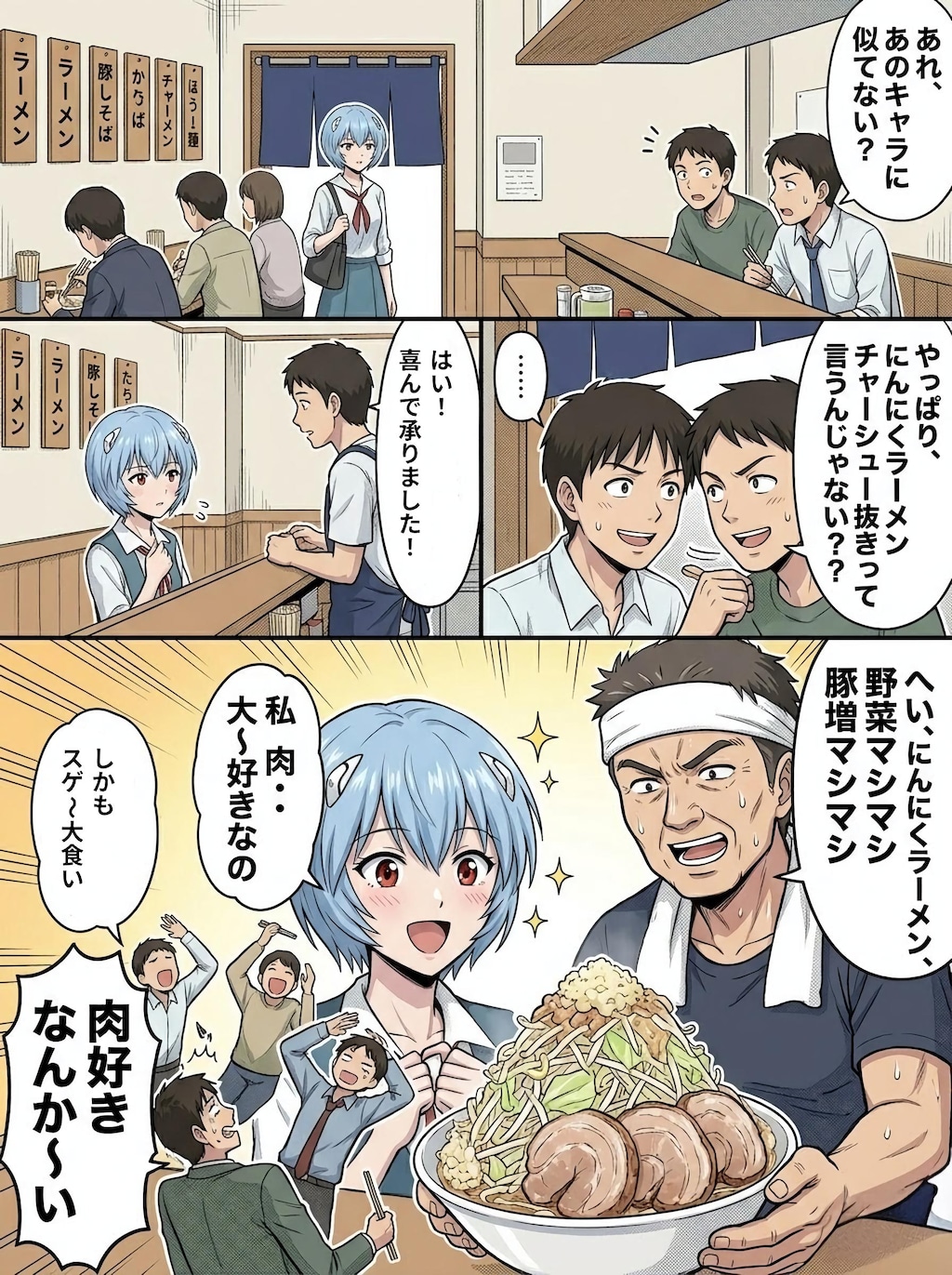 市役所職員アスナさんレイナさん〜ハルネ来訪編&ラーメン編