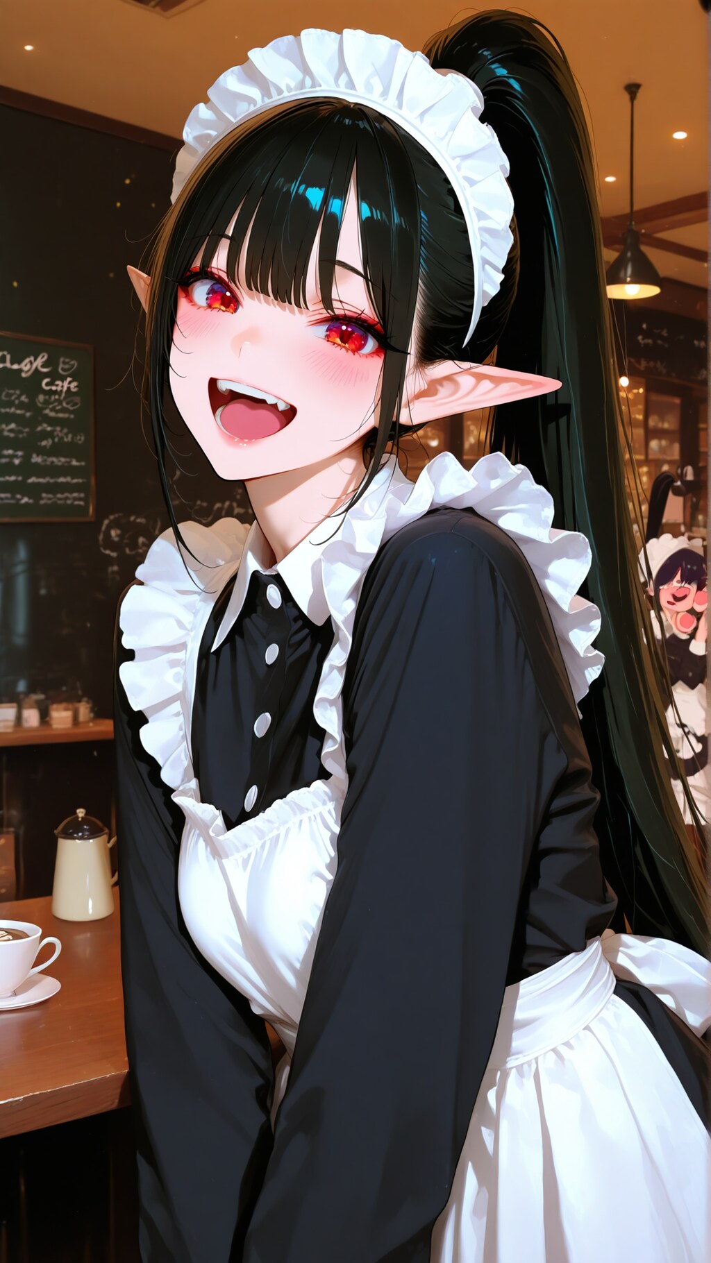 エルフのメイドさん