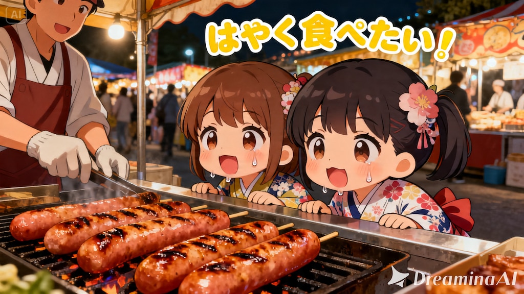 今日の夏休み（極太フランクフルトにじゅるり１）