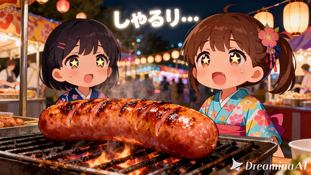 今日の夏休み（極太フランクフルトにじゅるり１）
