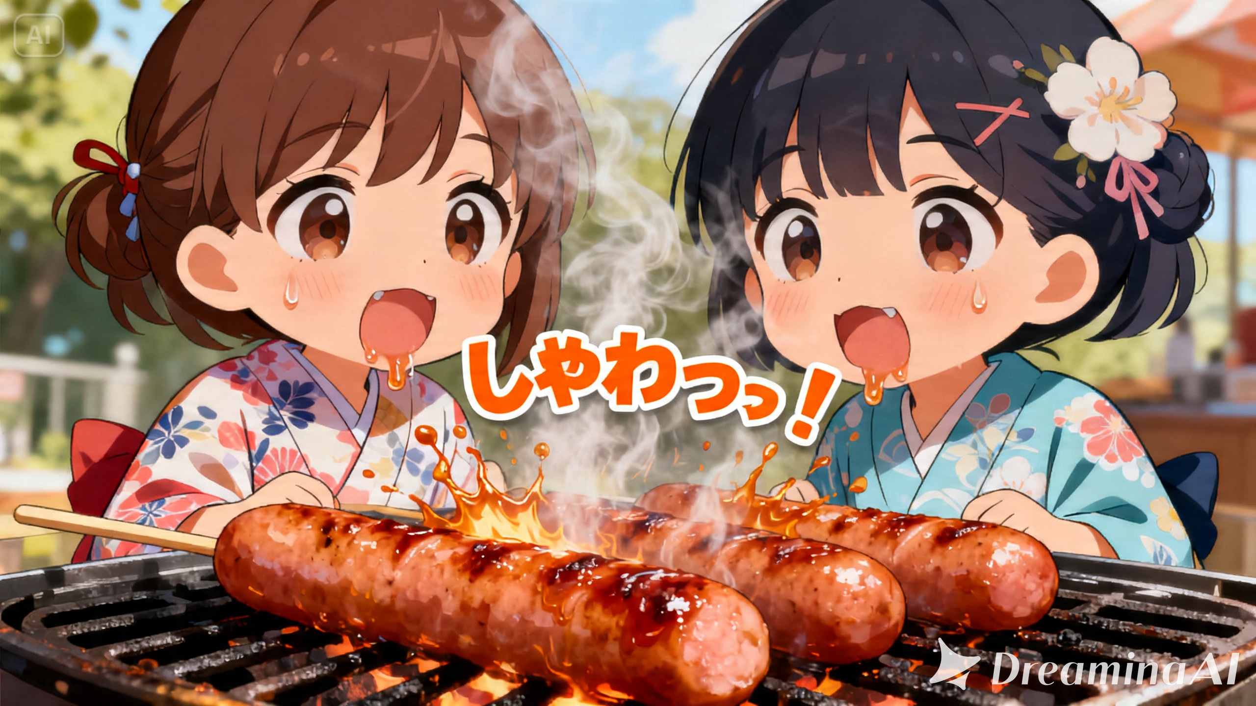 今日の夏休み（極太フランクフルトにじゅるり１）