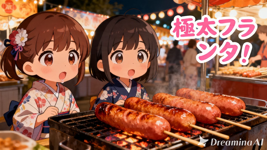 今日の夏休み（極太フランクフルトにじゅるり１）