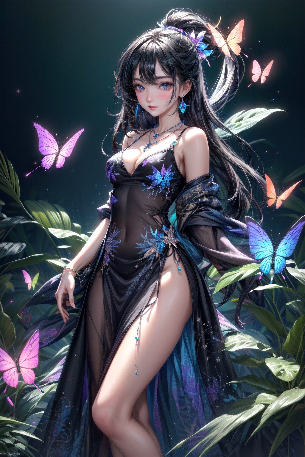 fractal alluring tight dress