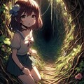 暗い洞窟を下る… 4枚目