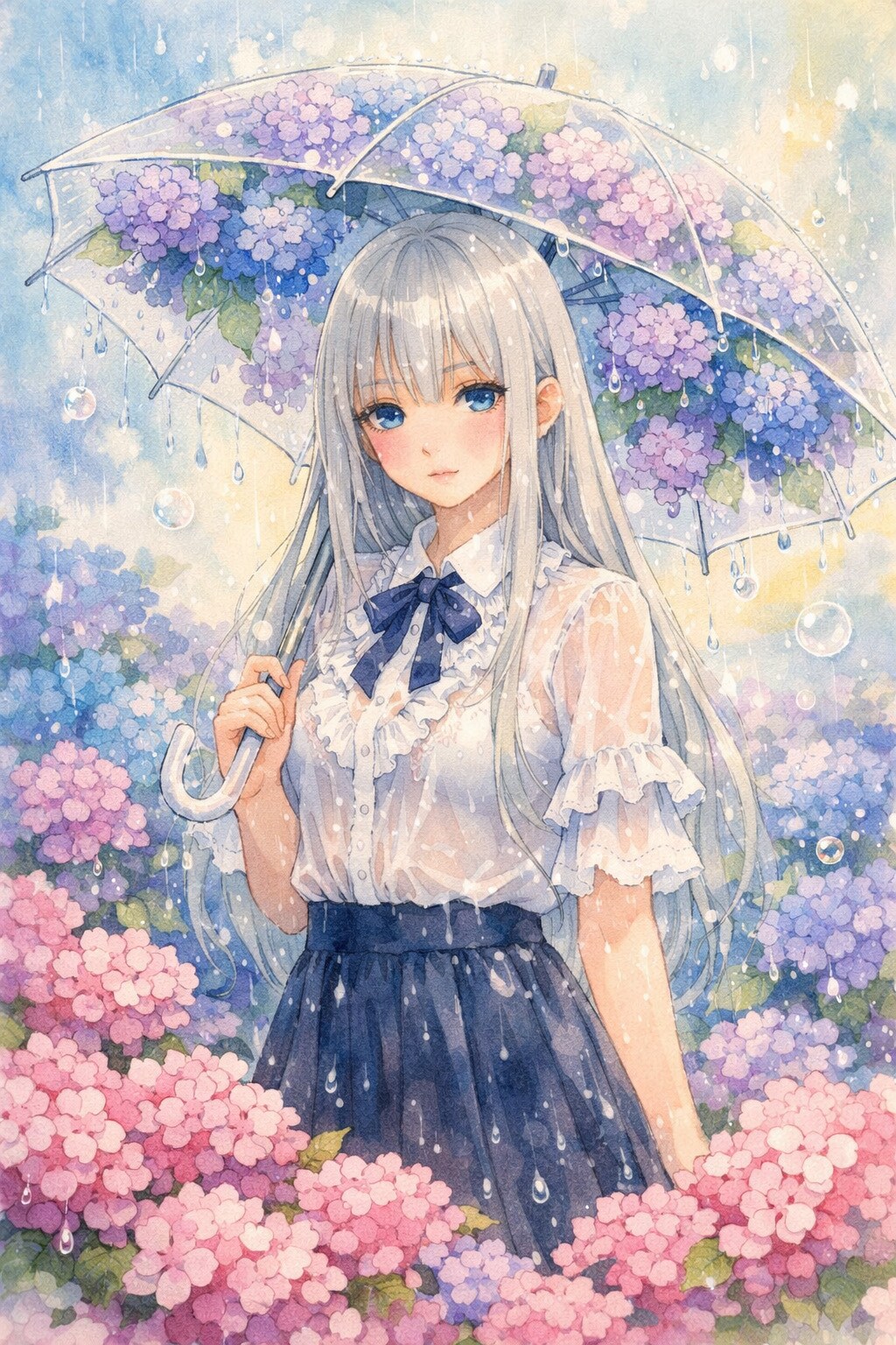 逆さ傘の花器