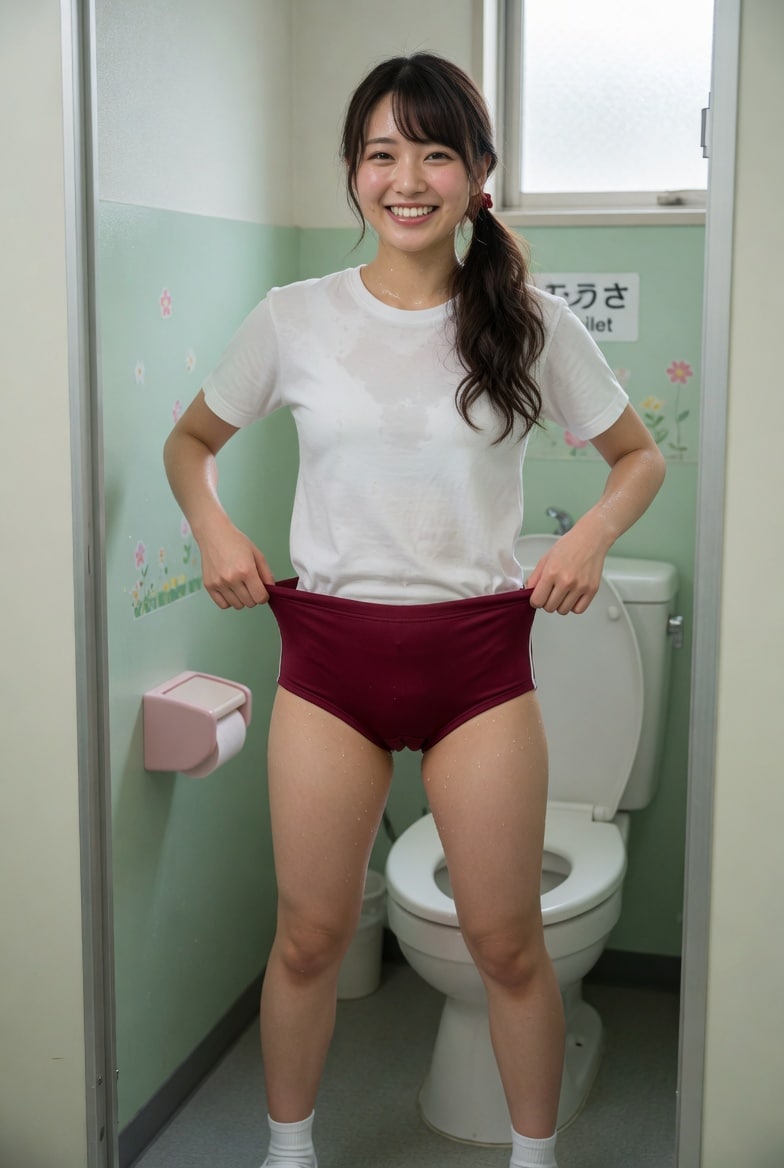 おトイレブルマっ娘