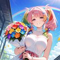 🌈虹色の花束💐 3枚目