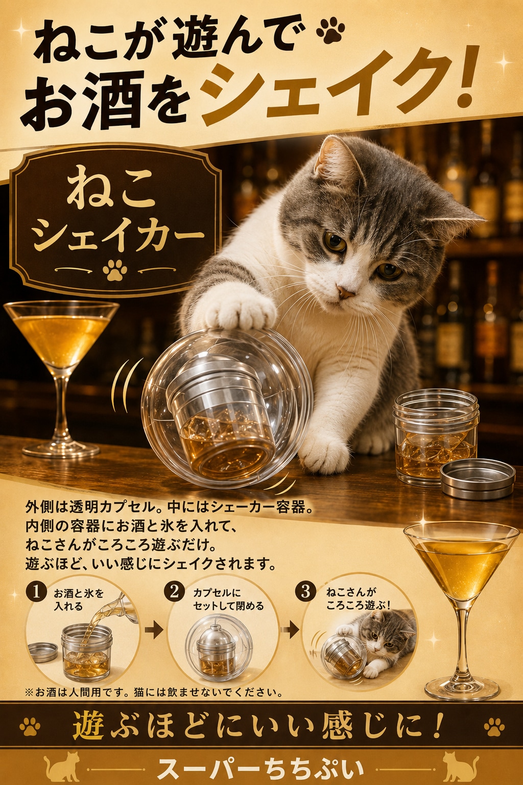 バーテンダねこさま用アイテム