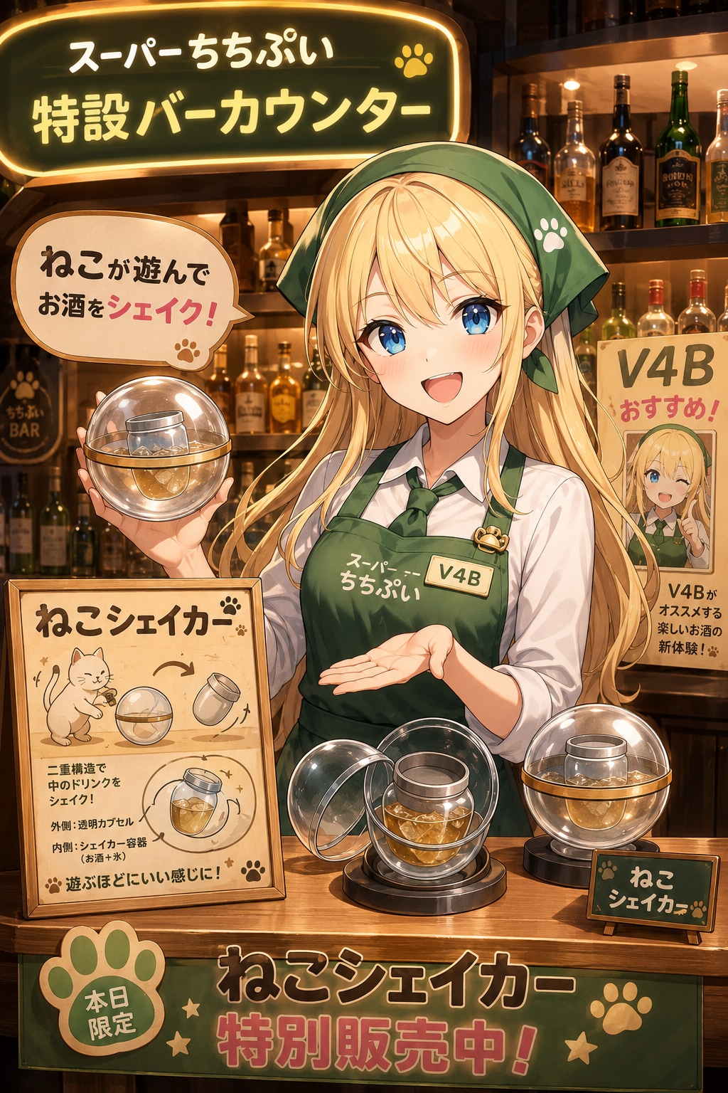 バーテンダねこさま用アイテム