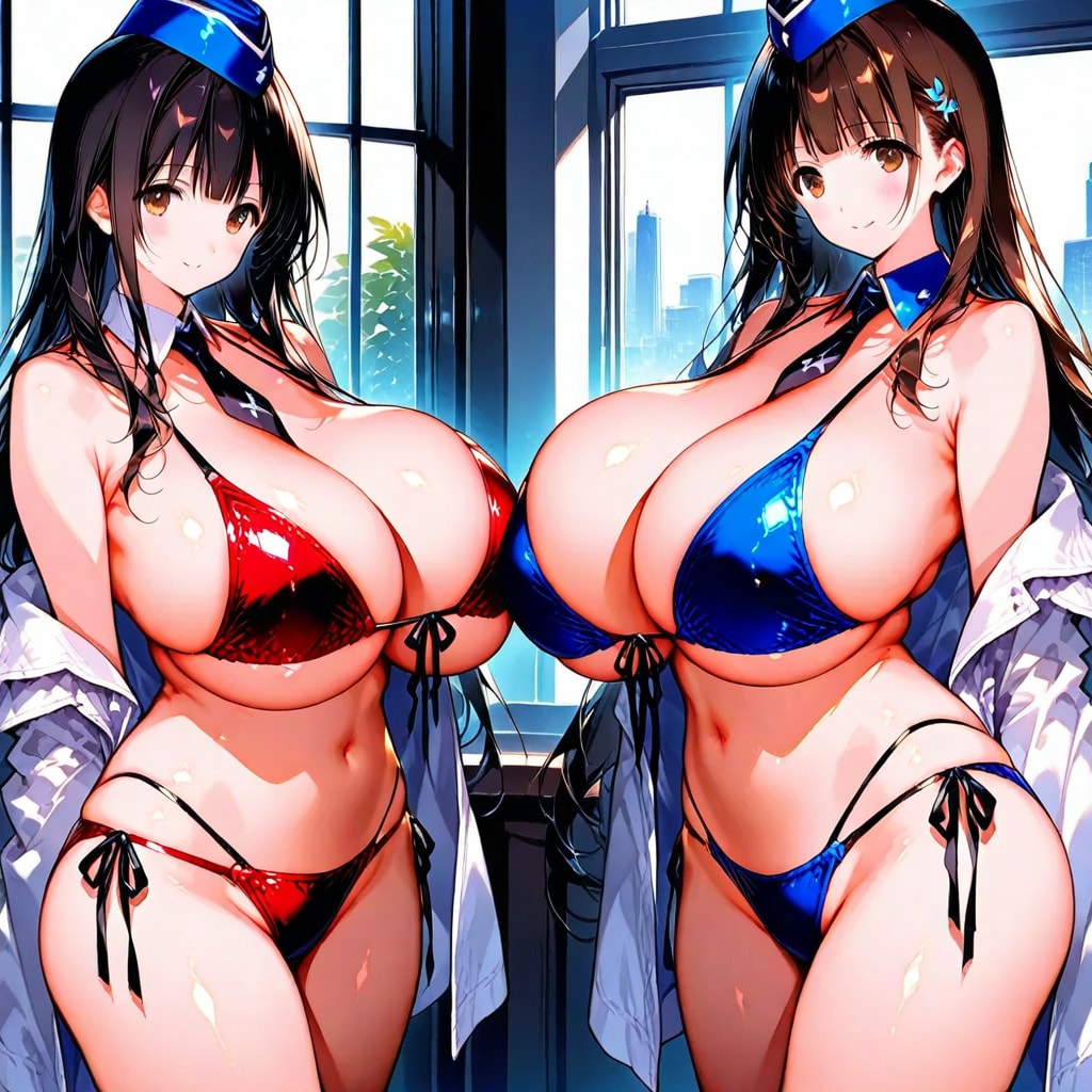 マリアとマリリン 爆乳ビキニ