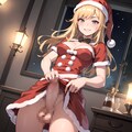 サンタガールは女の子の元にもやってきます 2枚目
