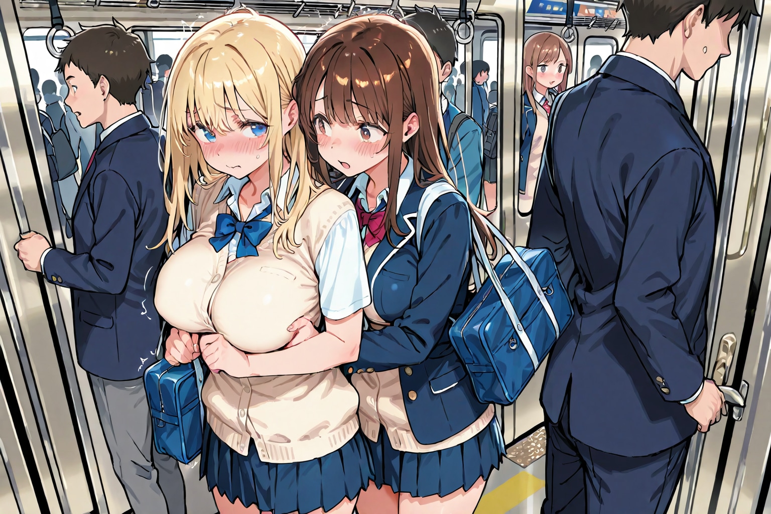イチャついてるJKがいたので辛抱たまらんかった