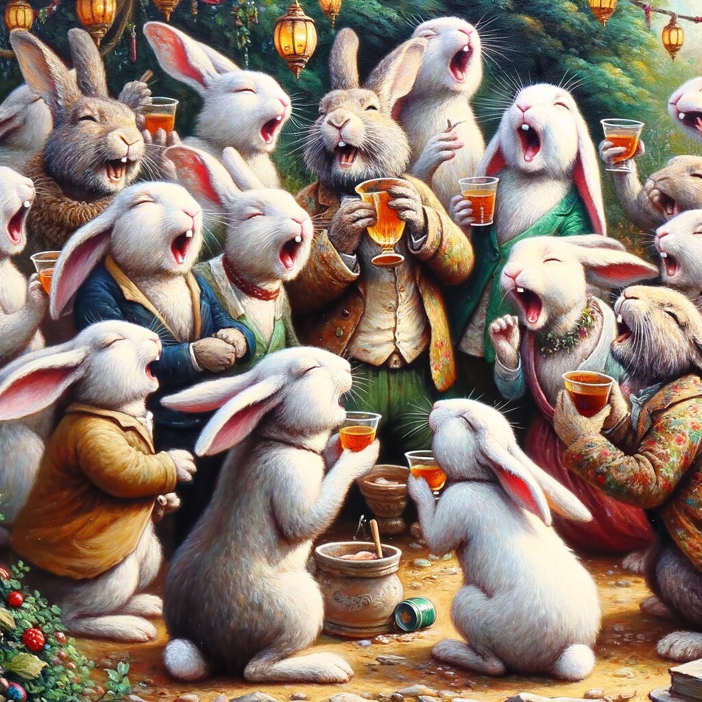 うさぎの大忘年会