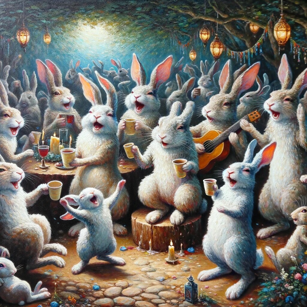 うさぎの大忘年会