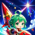 緑髪ちゃん 2枚目