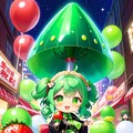 緑髪ちゃん 3枚目