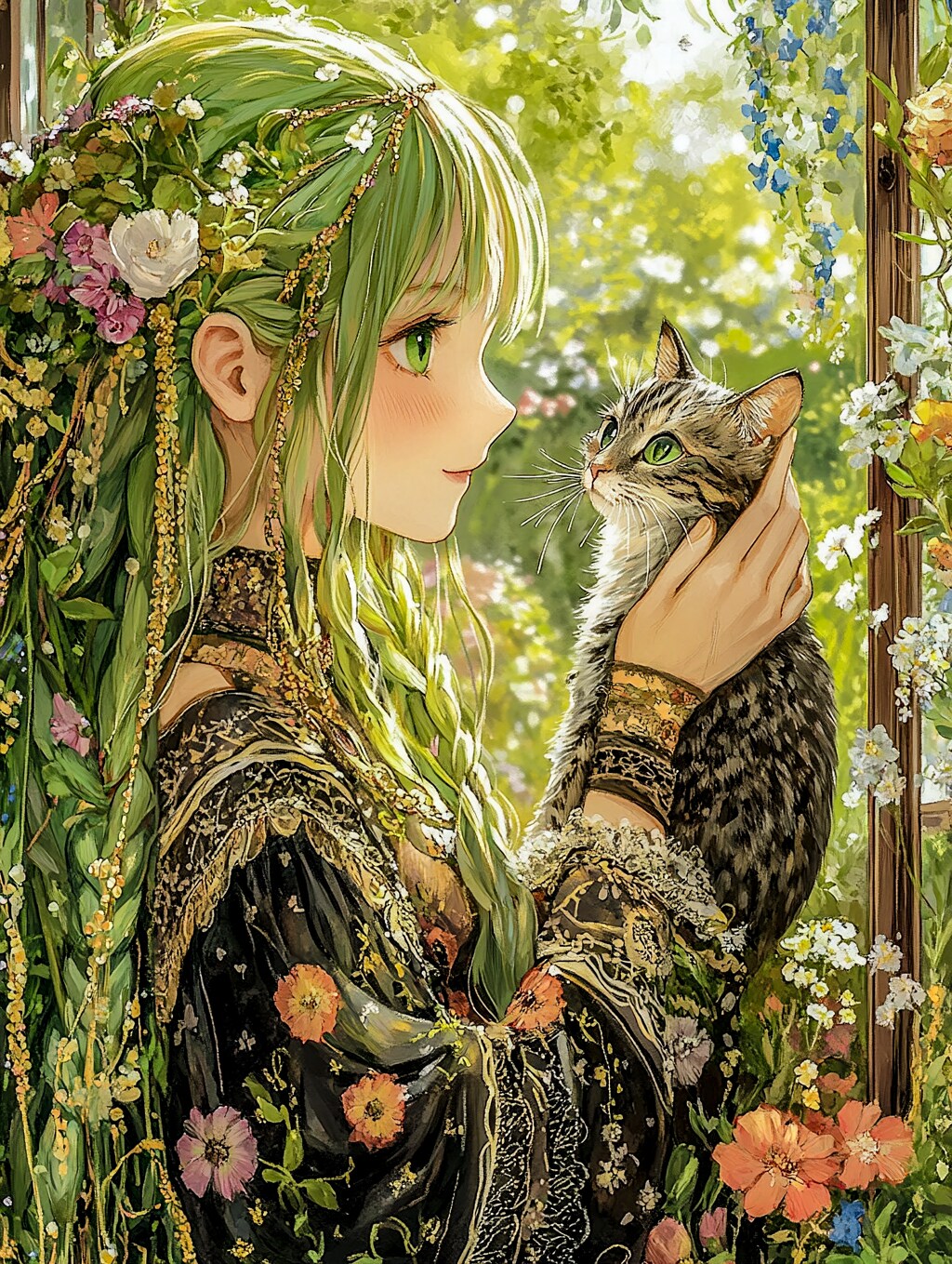 猫とひそひそ話