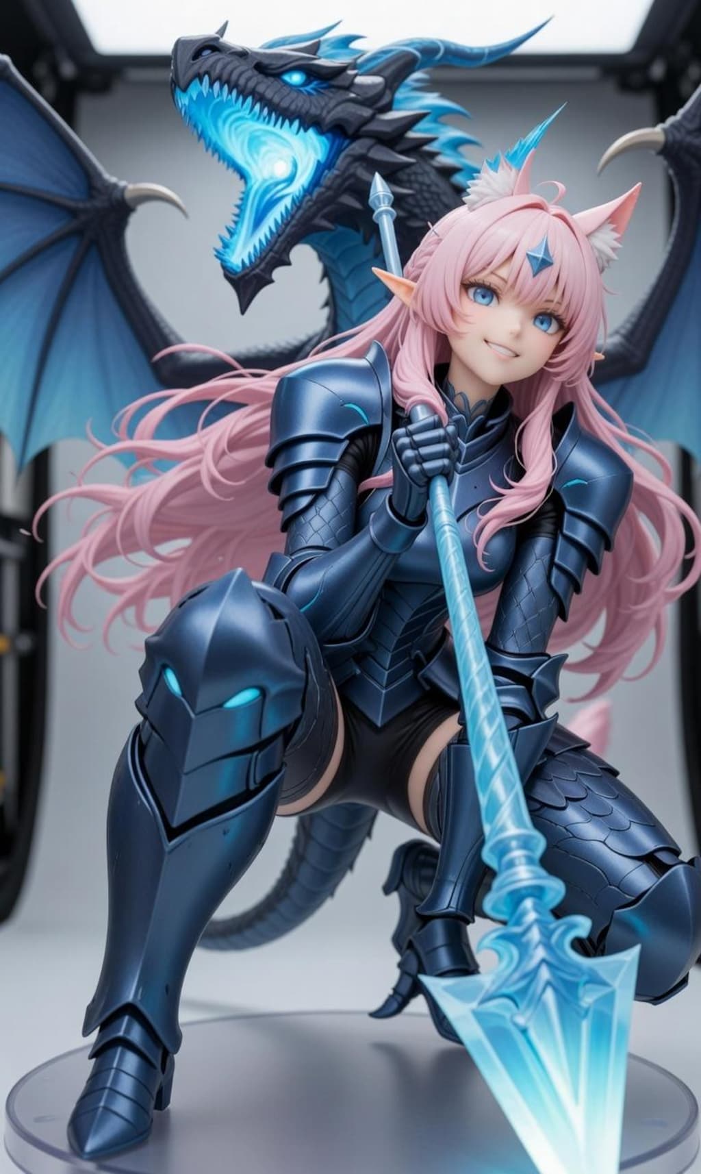 ​青き雷鳴の竜騎士のフィギュア