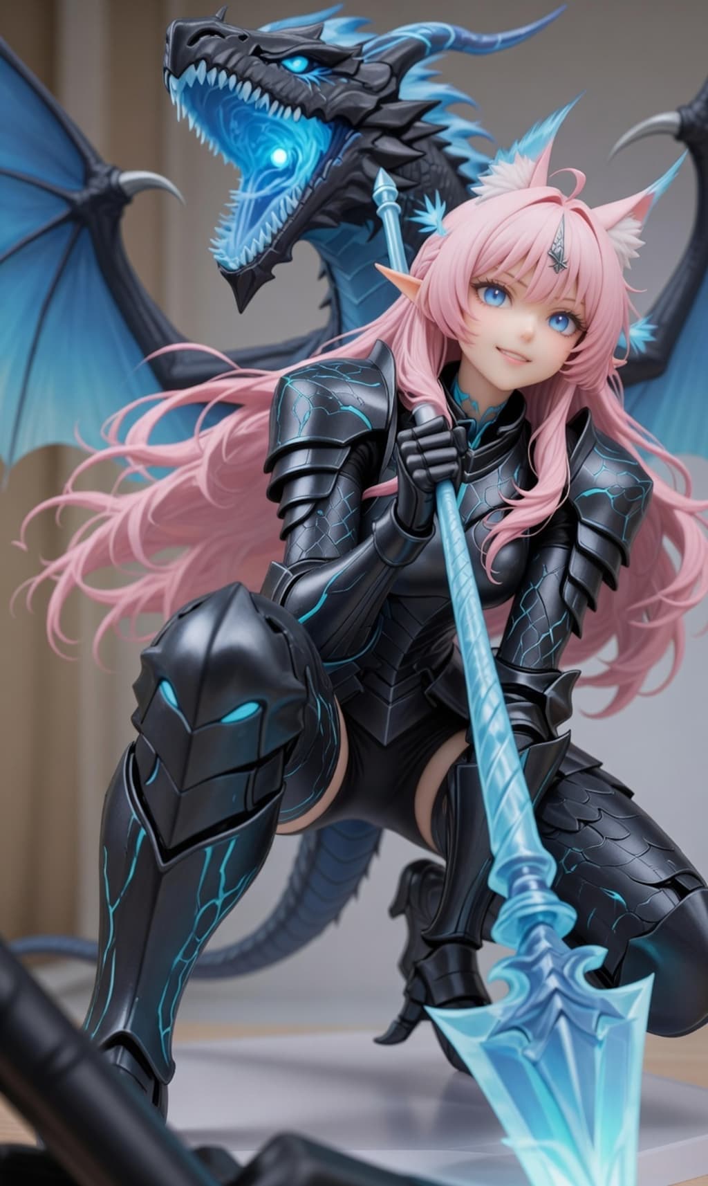 ​青き雷鳴の竜騎士のフィギュア