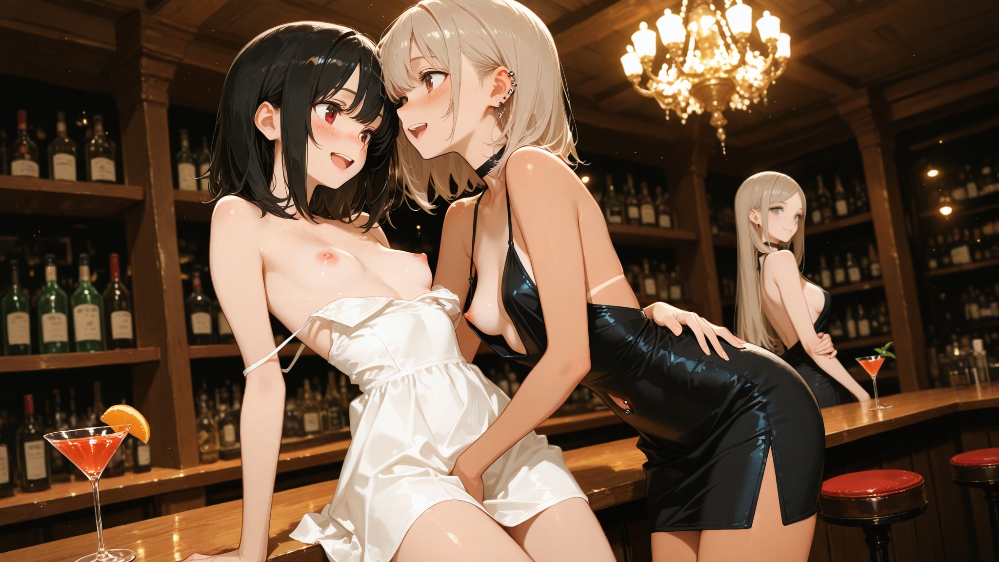 （美湖と渚）お酒の勢いで