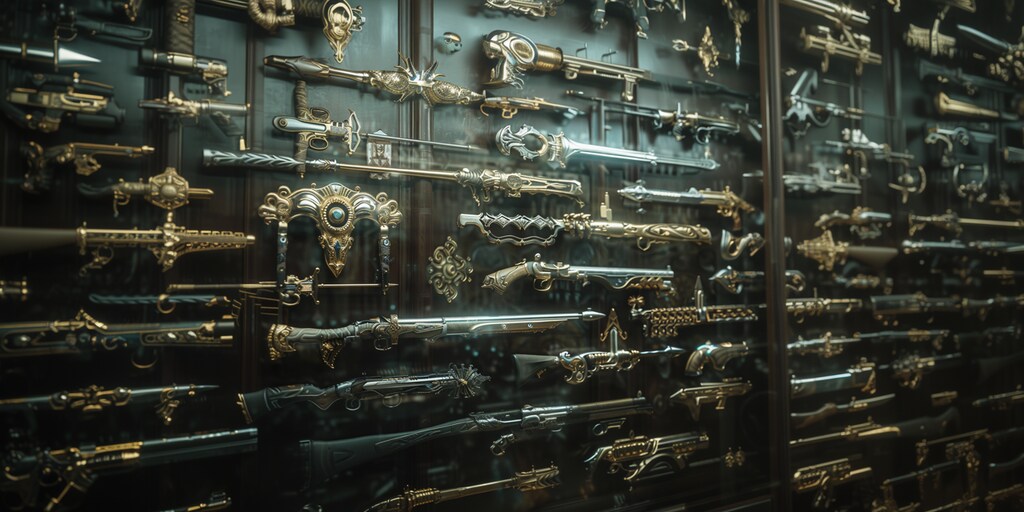 「話は聞いてるぜ…好きな得物を持っていきな」（12枚）