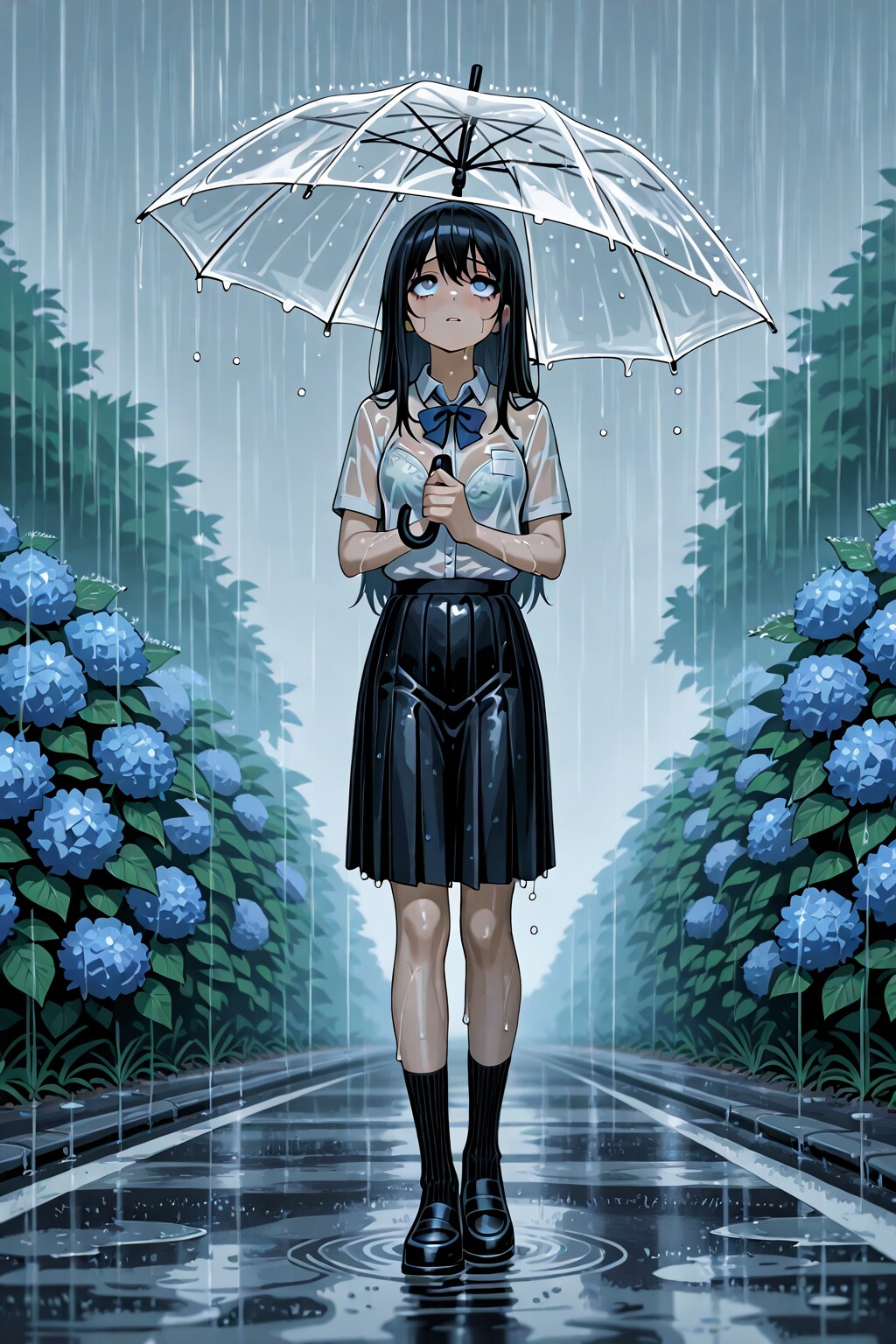 傘の意味なし⊂(  ᴖ ̫ᴖ)⊃