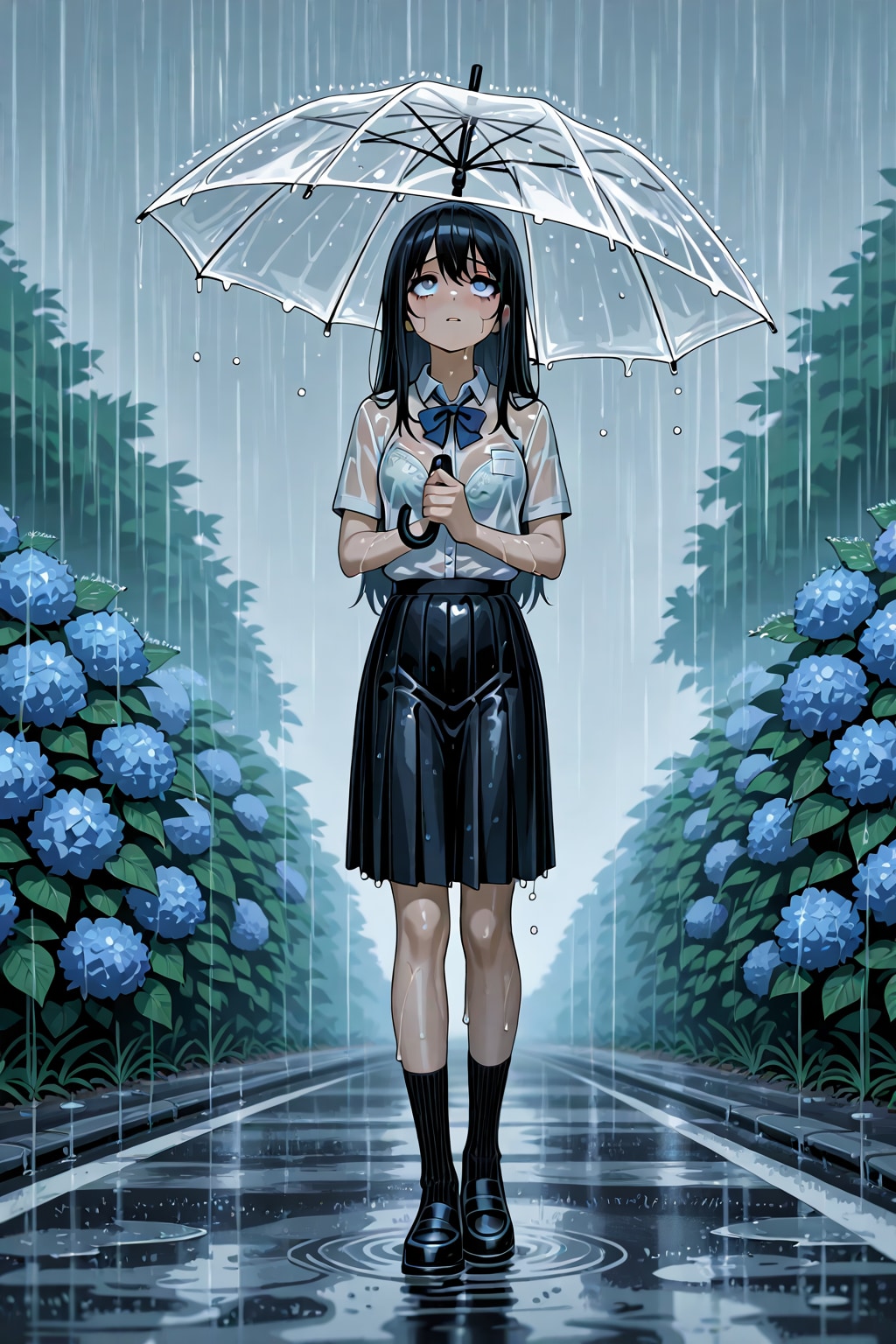 傘の意味なし⊂(  ᴖ ̫ᴖ)⊃