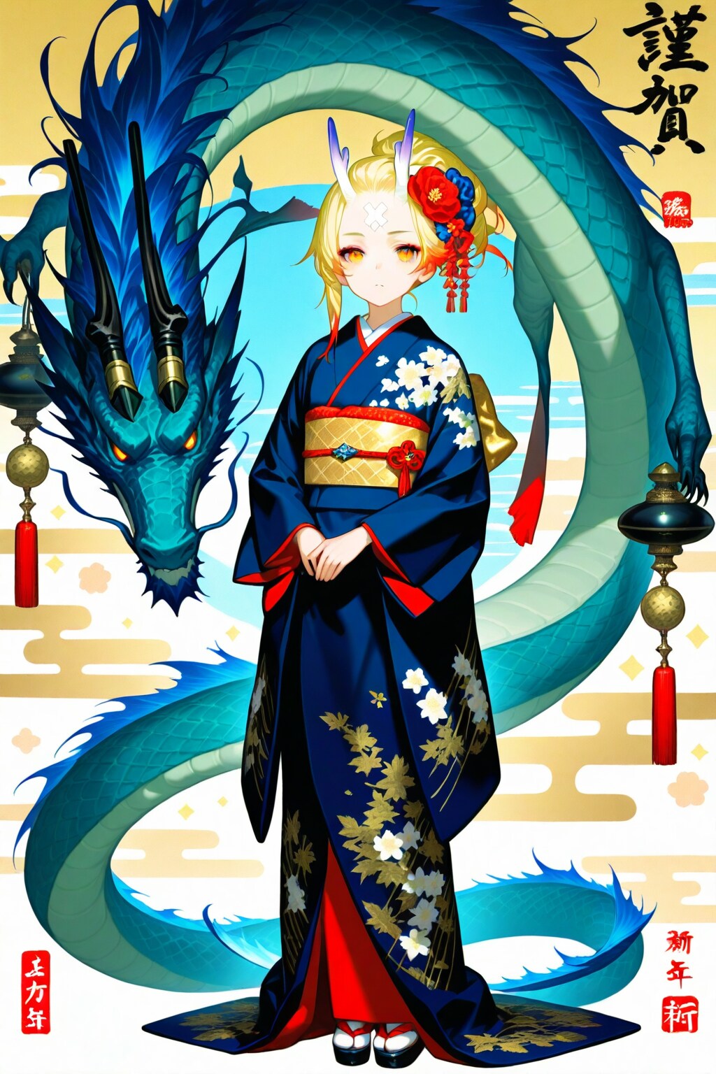 鬼娘と龍神