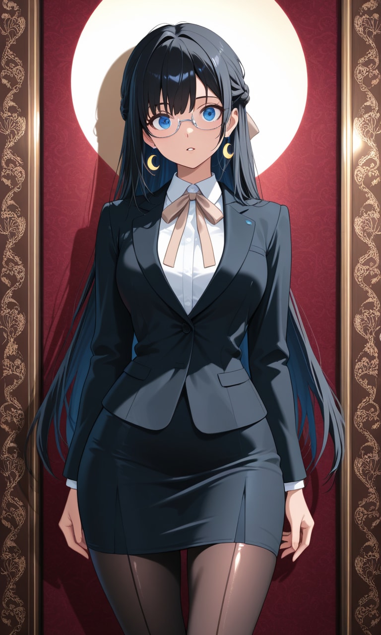 ビジネススーツの月子 | の人気AIイラスト・グラビア