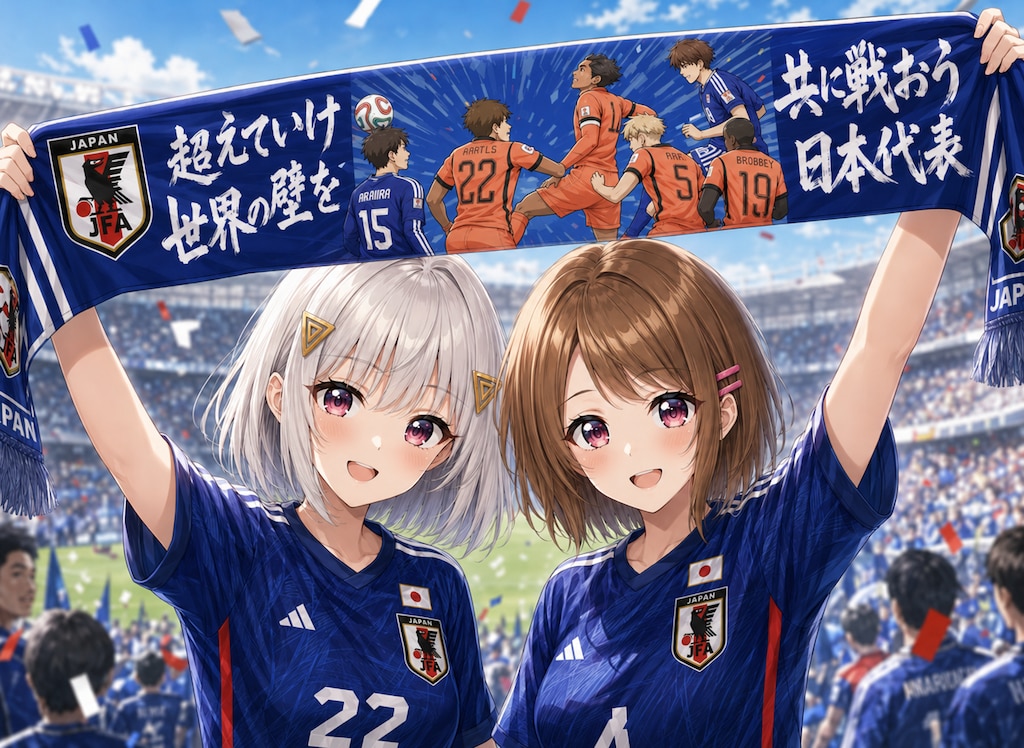サッカーの応援をするにも使い所がわからない