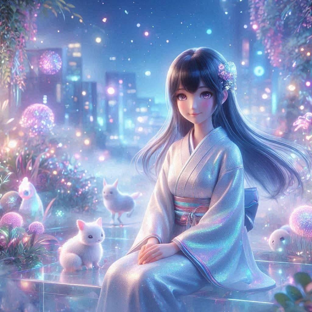 ５近未来的都市の夜