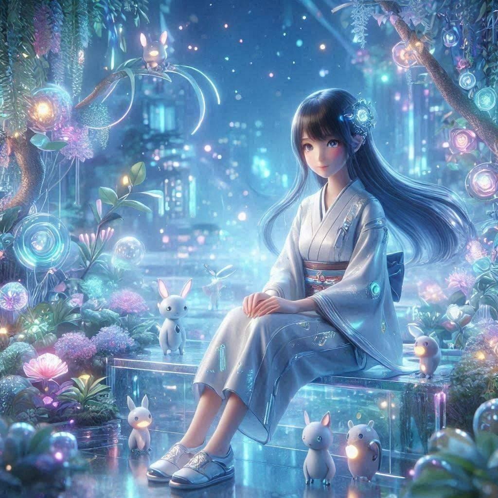 ５近未来的都市の夜
