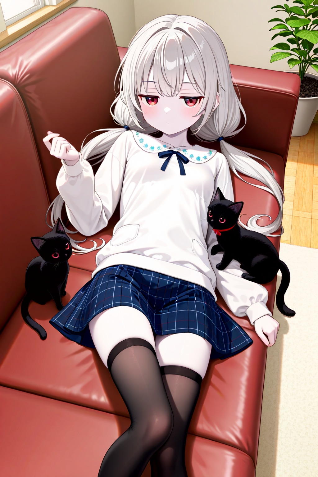 アイちゃんと子猫