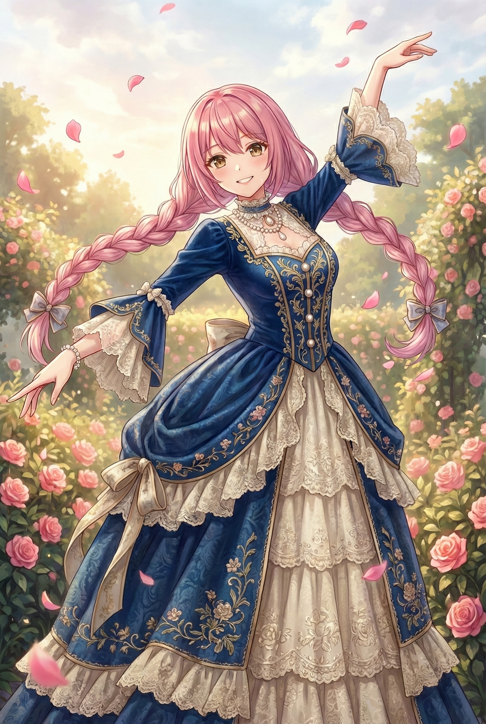 星屑薔薇園の舞姫 | の人気AIイラスト・グラビア