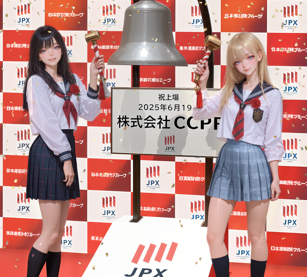 🎊新興市場に上場した、ちちぷい運営w