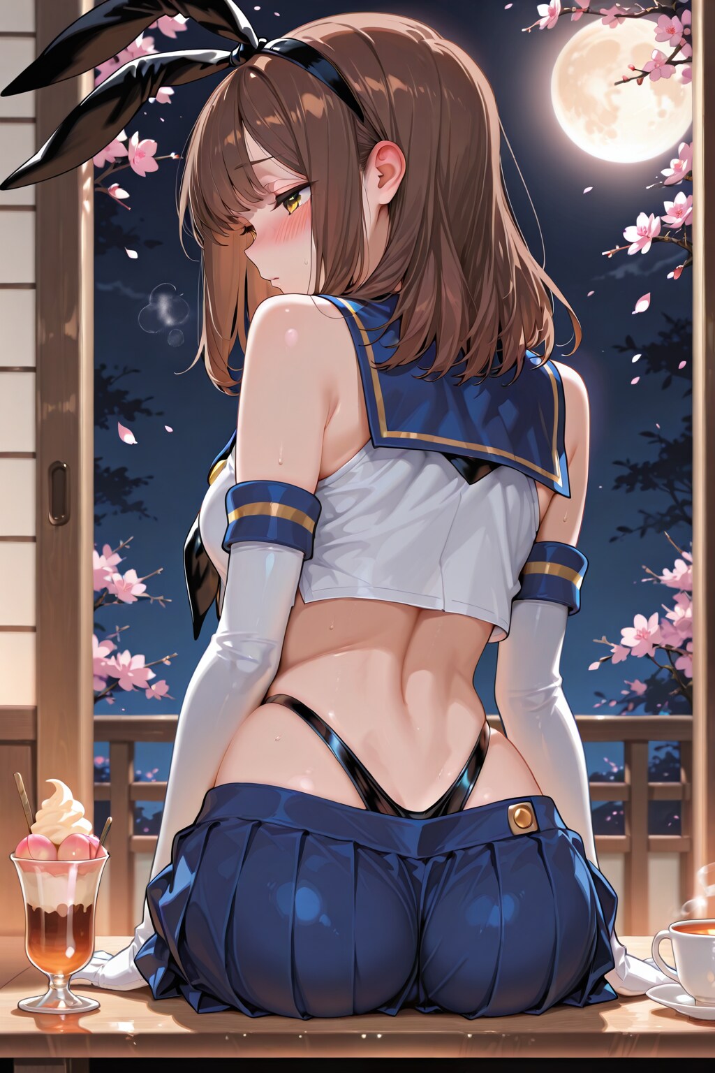 島風衣装の心実を後ろから(ちちぷい版)
