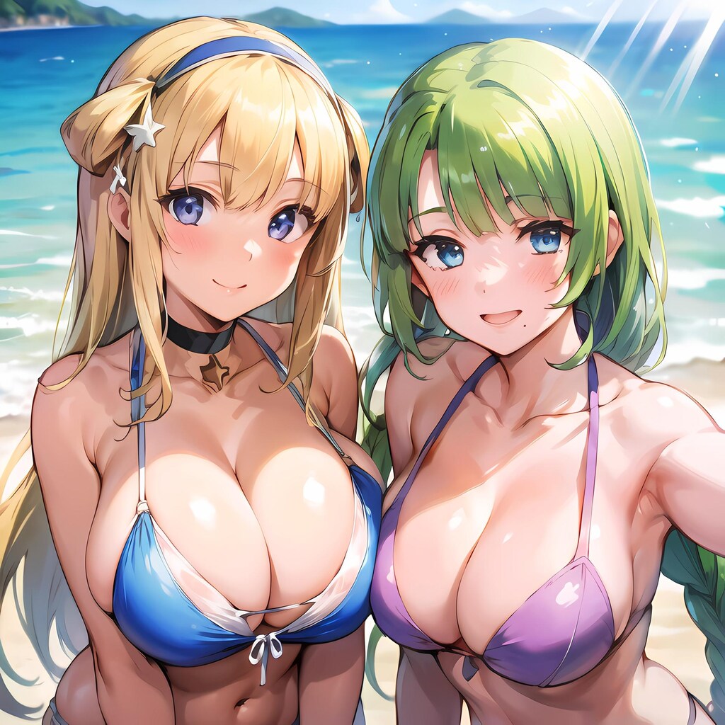 ビキニのフレッチャー＆夕雲