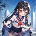 雨の中でカーテシーの練習 6枚目