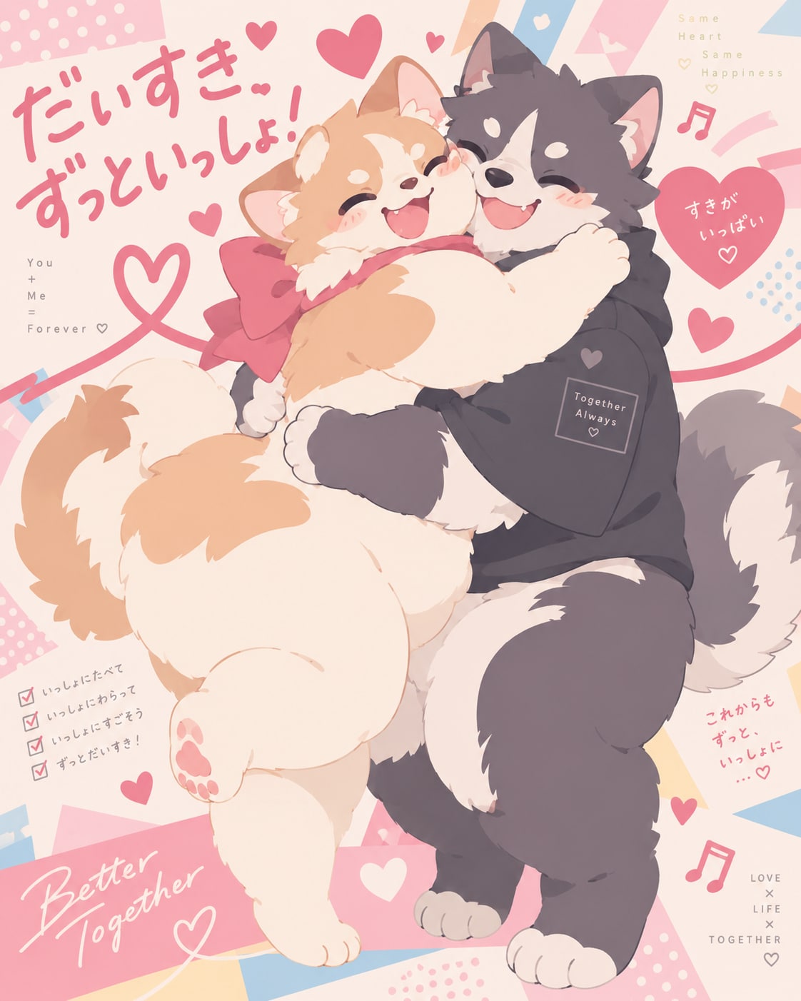 だいすきずっといっしょ！ | の人気AIイラスト・グラビア