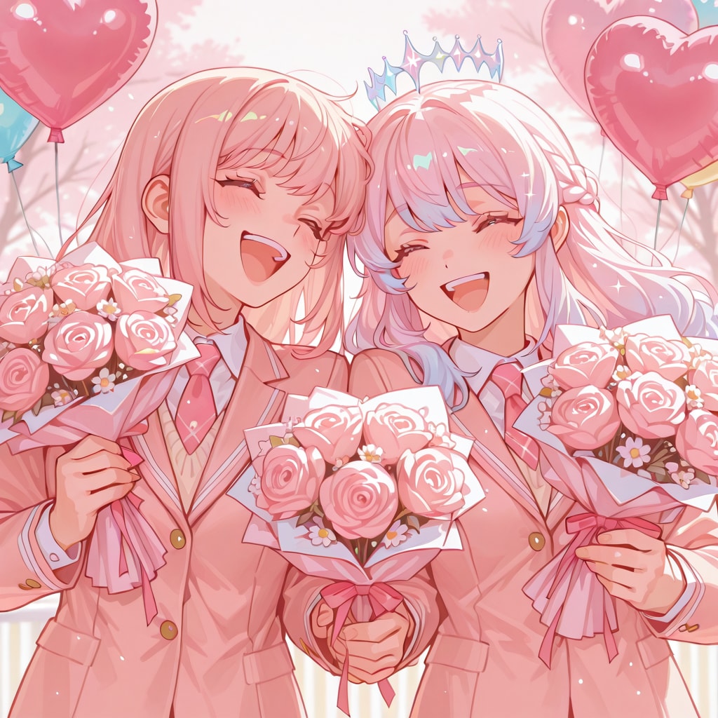 卒業式にティアラ | の人気AIイラスト・グラビア