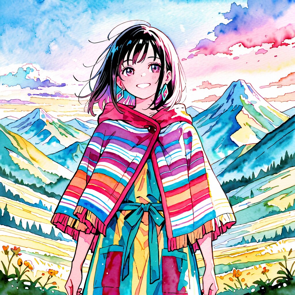 山岳地の民族衣装