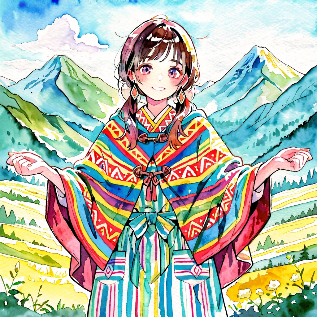 山岳地の民族衣装 | の人気AIイラスト・グラビア