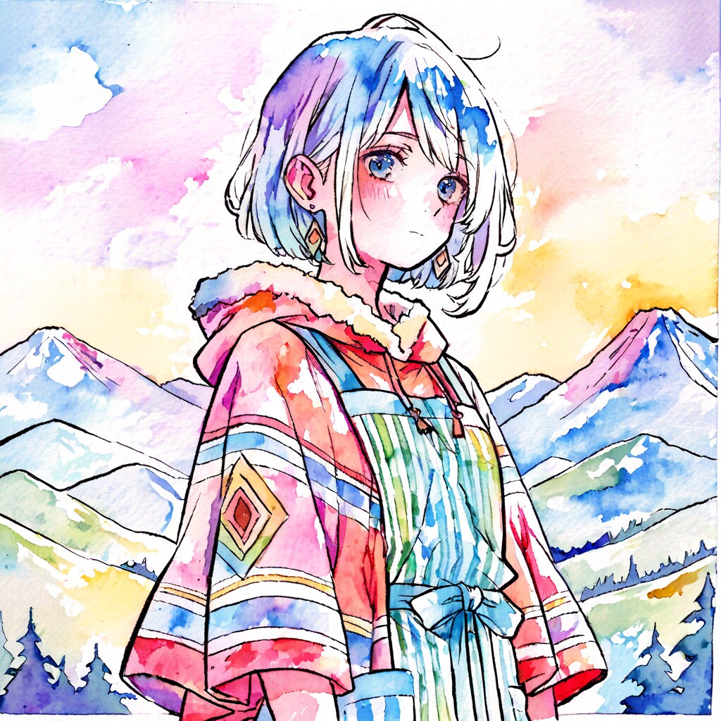 山岳地の民族衣装